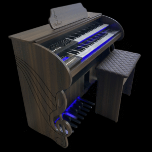 Órgão Rohnes RS80 Marrom