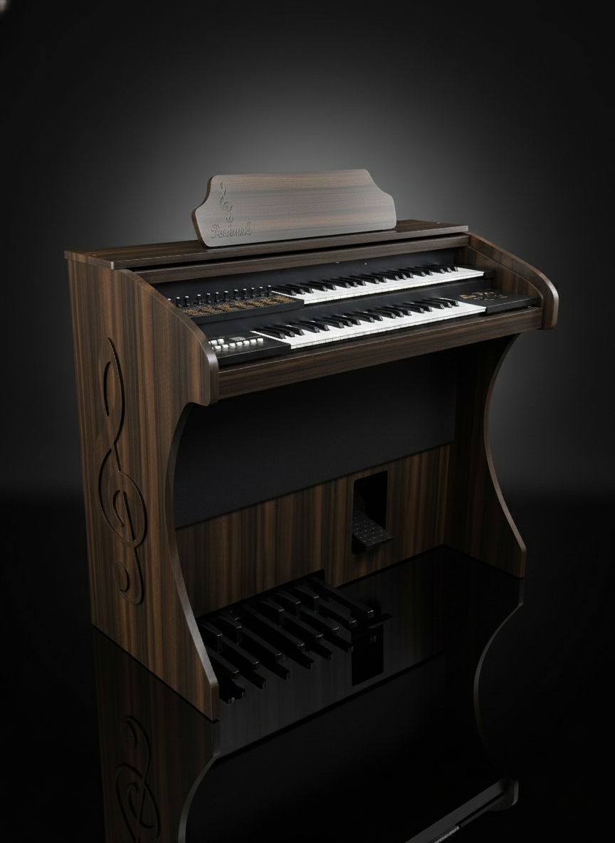 Órgão Rohnes Liz Plus Marrom