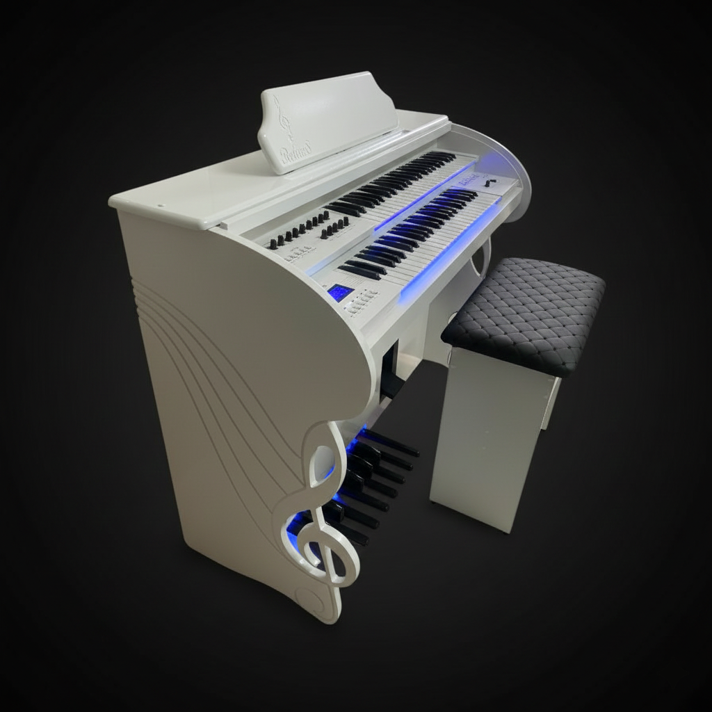 Órgão Rohnes RS80 Branco