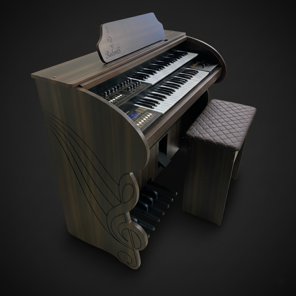 Órgão Rohnes RS40 Marrom