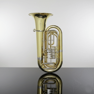 Tuba TU 400R Bb com Rotor Laqueada Dourada